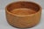 Late 20th Century Vintage Mid Century Danish Modern Carved Teak Wood Round Salad Fruit Bowl (B) For Sale - Image 5 of 13