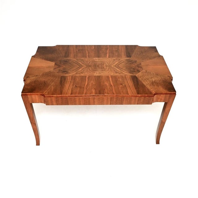 1930s Vintage Art Deco Walnut Dining Table from E. Gomme, 1930s For Sale - Image 5 of 12