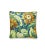 Contemporary The House of Scalamandré Sunflower Print Square Pillow, Cobalt For Sale - Image 3 of 3