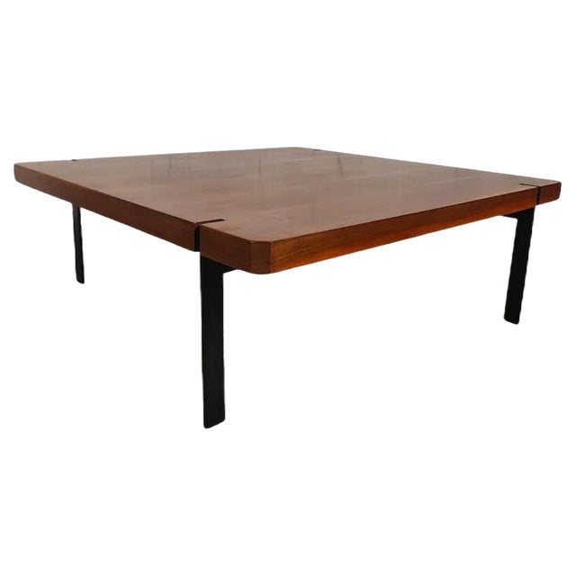 Wooden T906 Coffee Table attributed to Gastone Rinaldi for Rima, Italy, 1960s For Sale