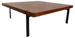 Wooden T906 Coffee Table attributed to Gastone Rinaldi for Rima, Italy, 1960s