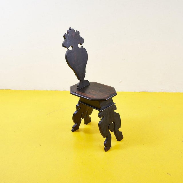 Vintage Wooden Stool For Sale - Image 15 of 15