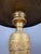 Mid-Century Modern 1950s Moroccan Etched Brass Floor Lamp With Tray Table For Sale - Image 3 of 10