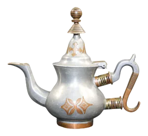 African Tuareg Mauritania Pewter Teapot