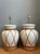 Vintage Ceramic and Rattan Table Lamps - Pair For Sale - Image 14 of 14