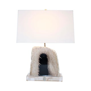 Petrified Palm Wood Lamp For Sale