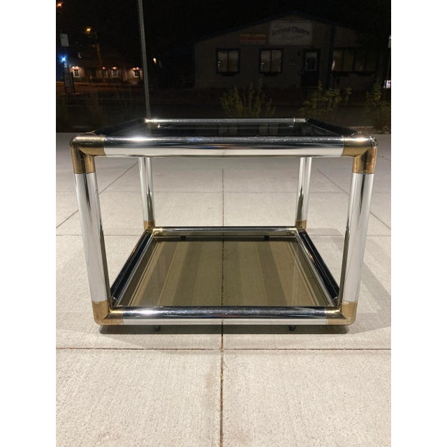 Tubular Chrome End Table For Sale - Image 13 of 13