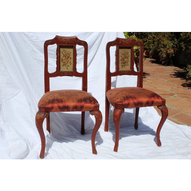 Wood 19th Century Italian Children's Chairs - a Pair For Sale - Image 7 of 7