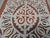 Burnt Orange and Grey Petite Indian Cutout Square Pillow Cover For Sale - Image 4 of 4