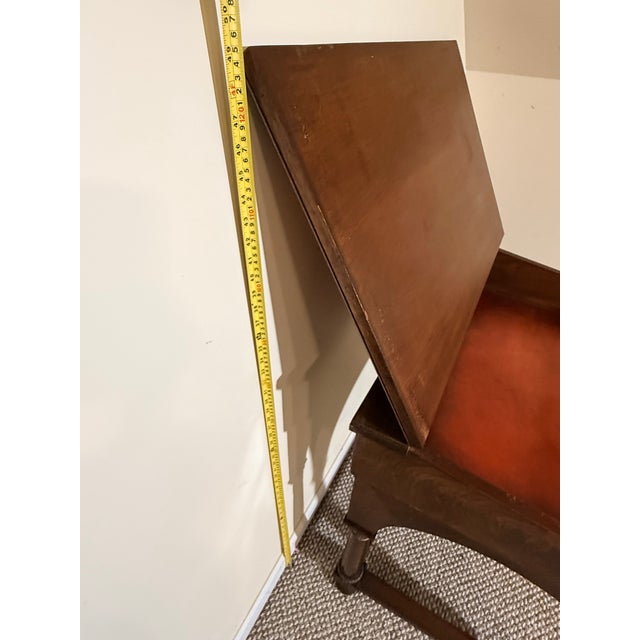 Bronze Antique Empire Writing Desk With Beautiful Details For Sale - Image 8 of 11