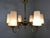 1950s Finnish Brass Chandelier with Polyester Shades and Glass Diffusers, 1950s For Sale - Image 5 of 18