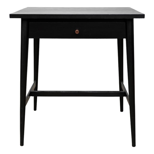 Paul McCobb Black Nightstand or Side Table, Planner Group by Winchendon Furniture, 1950s For Sale