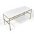 A stunning example of McCobb's masterful, minimalist design aesthetic, this sublime console table features a brass base...