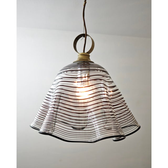 Murano Blown Glass Pendant Lamp from Design Italia, 1970 For Sale - Image 17 of 18