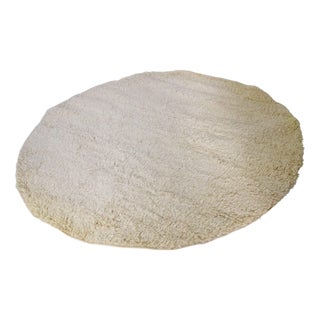 Vintage Circular Rug, 1970s For Sale