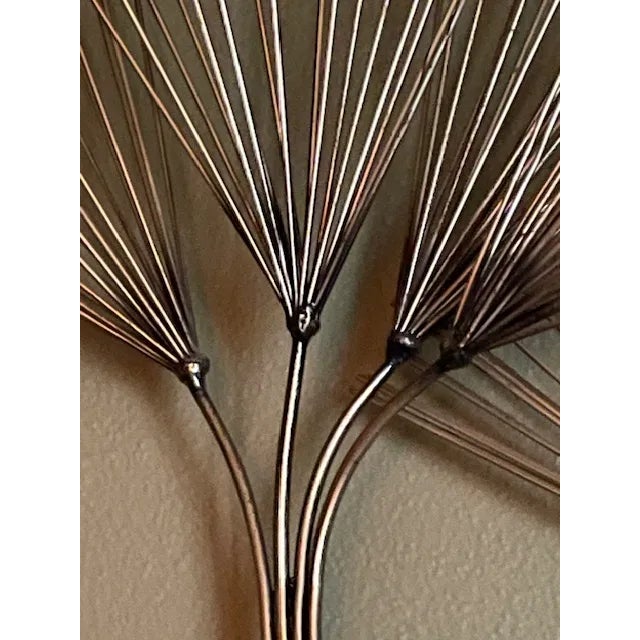 Metal Curtis Jere 1987 Brass Cypress Tree For Sale - Image 7 of 12