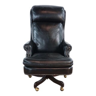 Hancock & Moore Leather Office Chair For Sale