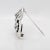 Vintage Early Georg Jensen Sterling Silver Flower Brooch No. 28, 1925-1930 For Sale - Image 10 of 12