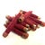 Shabby Chic Early 20th Century Wooden Textile Quills Burgundy Thread Wound Set of 12 For Sale - Image 3 of 10
