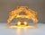 Vintage Italian Murano Wall Lights with 10 Amber Trasparent Glasses, 1990s, Set of 2 For Sale - Image 4 of 18