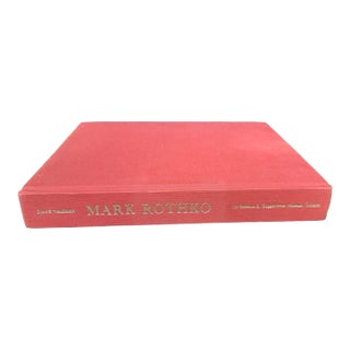 Vintage Mark Rothko Book "A Retrospective" 1978 1st Edition Lithograph Print Landmark Exhibition Hardcover Coffee Table Art Book For Sale