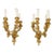 Pair of Early 20th Century Empire Style Sconces in Bronze For Sale