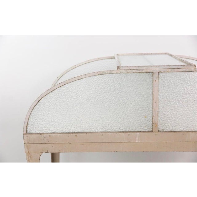 French Early 1900’s Antique French Banking Double Desk For Sale - Image 3 of 12