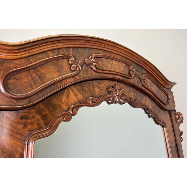 Antique French Burr Walnut Wardrobe For Sale - Image 5 of 18