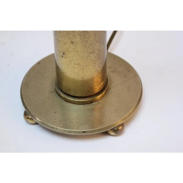 Vintage Brass Artillery Shell Trench Art Table Lamp For Sale - Image 12 of 13