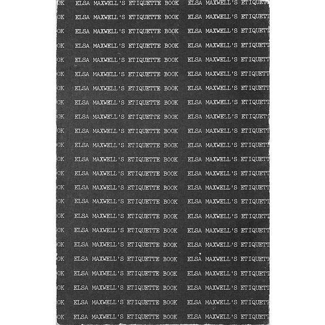 1950s "Elsa Maxwell's Etiquette Book" 1951 Maxwell, Elsa For Sale - Image 5 of 5