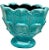 Turquoise 1960s Turquoise Ceramic Planter Vase Jardienier For Sale - Image 8 of 12