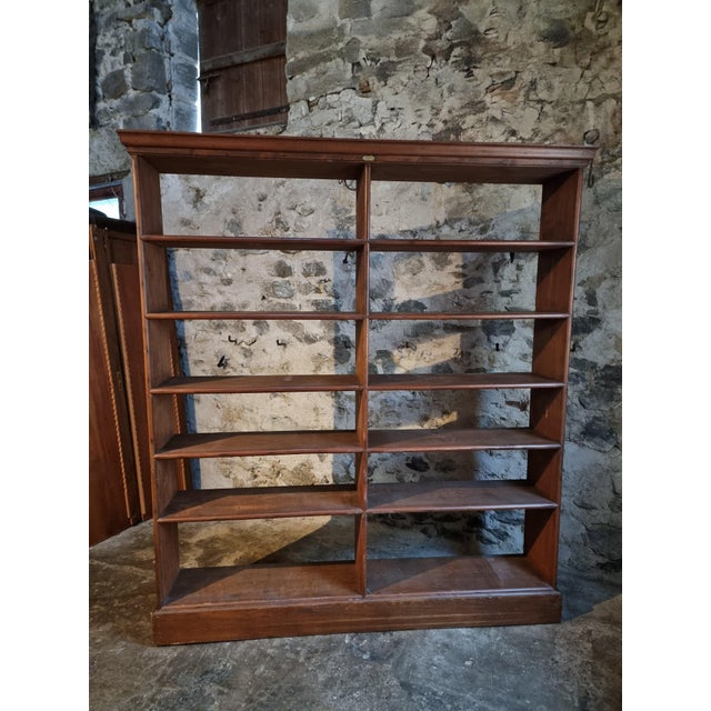 Antique French Open Bookcase from Chalmette, 1930s For Sale - Image 15 of 18