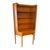 Ethan Allen American Traditional corner desk and removable bookcase hutch in a warm mustard\-orange painted finish\. The...