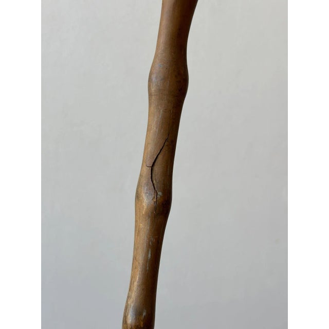 Antique Rare Hand-Carved Portrait Walking Stick With "Filipino" Script, Circa 1910s-1920s For Sale - Image 12 of 12