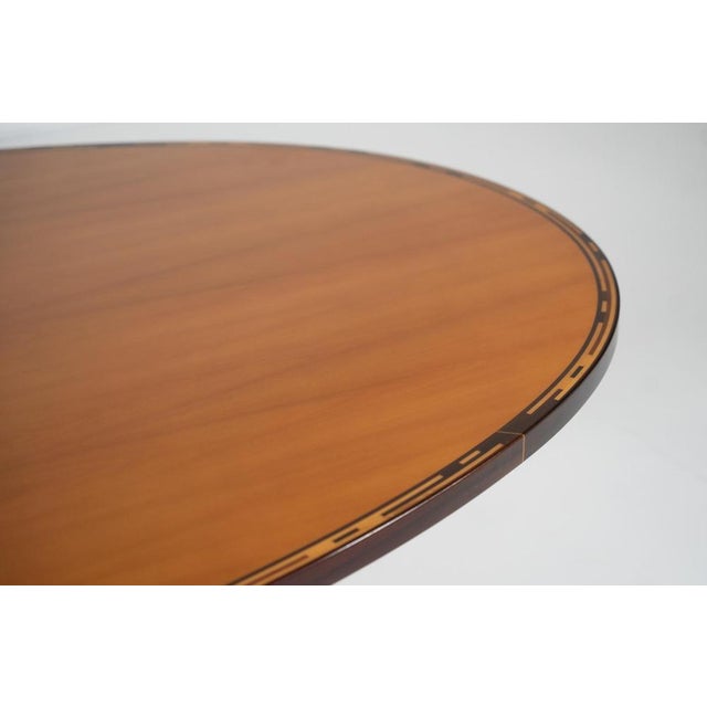 Wood Dining Table by Afra and Tobia Scarpa for Maxalto, Italy, 1980s For Sale - Image 7 of 13
