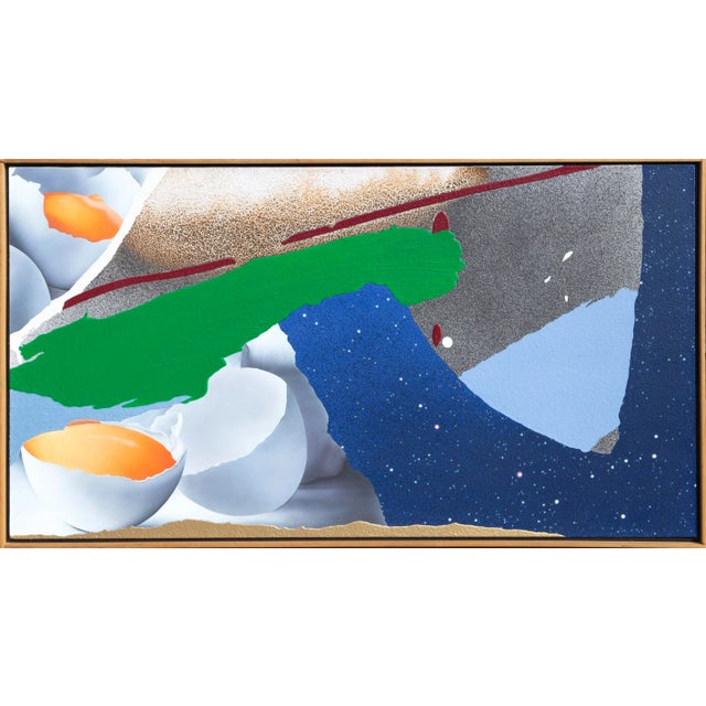 Pop Art Nothing Ventured, Michael Knigin Acrylic and Enamel on Canvas, Signed and Dated in Pencil For Sale - Image 3 of 3