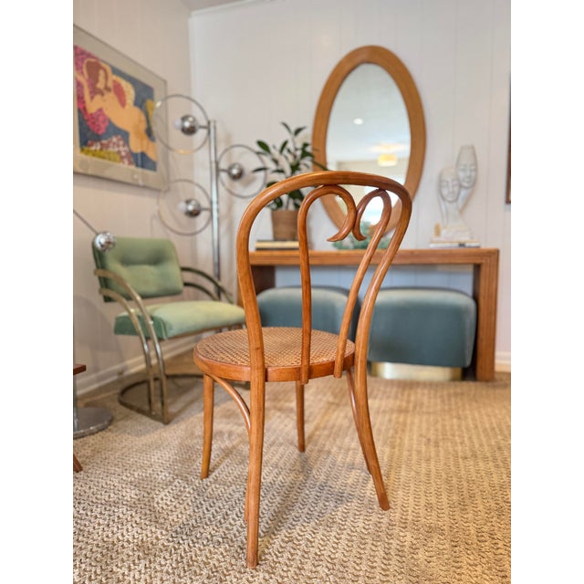 Thonet Vintage Bentwood Thonet “Sweetheart” Chair, Circa 1950s, Made in Romania For Sale - Image 4 of 10