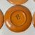 1950s Vintage Southwestern Folk Art Boho Chic Peruvian Terra Cotta Salad Plates - Set of 6. For Sale - Image 12 of 12