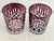 Mid 20th Century Mid 20th Century Ajka Crystal "Castille" Purple Rocks Glasses, a Pair For Sale - Image 5 of 8
