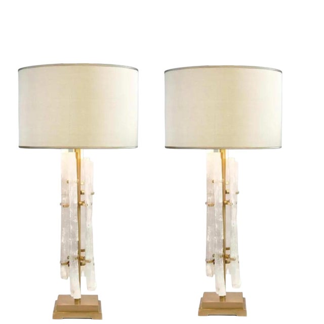 Rock Crystal Lamps from Cocovara Lighting, 2000s, Set of 2 For Sale - Image 6 of 6