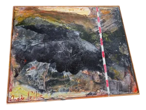 Claude Pellier, Abstract Composition, 1990s, Canvas Painting