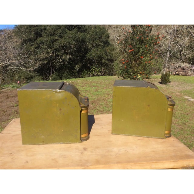 Antique Tole Spice Displays - A Pair For Sale - Image 4 of 11