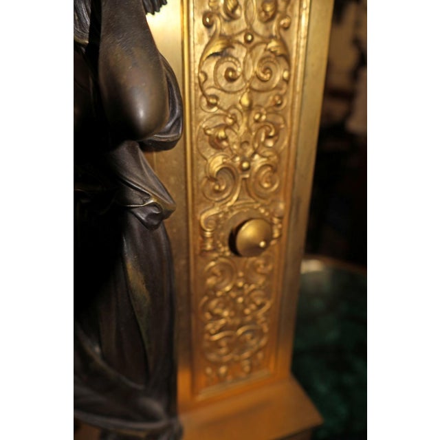 Vincenti & Cie 19th Century French Bronze Mantel Clock Design by v. Paillard For Sale - Image 12 of 18