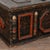 Original Painted Hungarian Flat-Top Trunk, Dated 1890 For Sale - Image 10 of 17