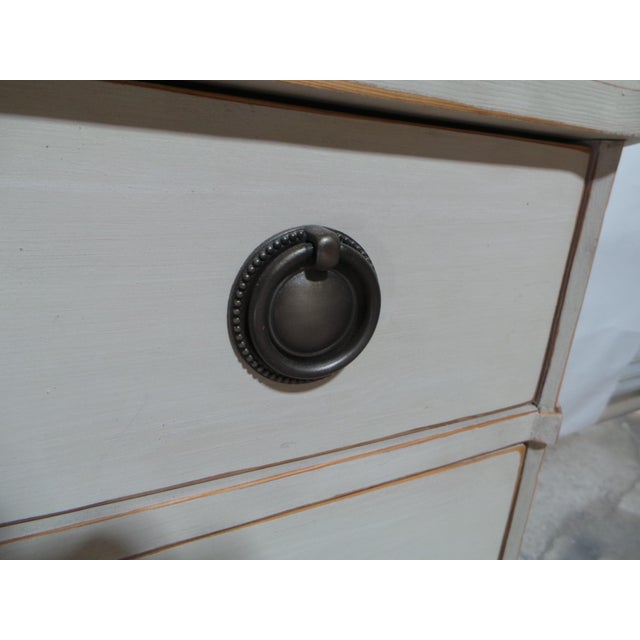 Swedish Gustavian 3 Drawer Chest of Drawers For Sale - Image 4 of 11