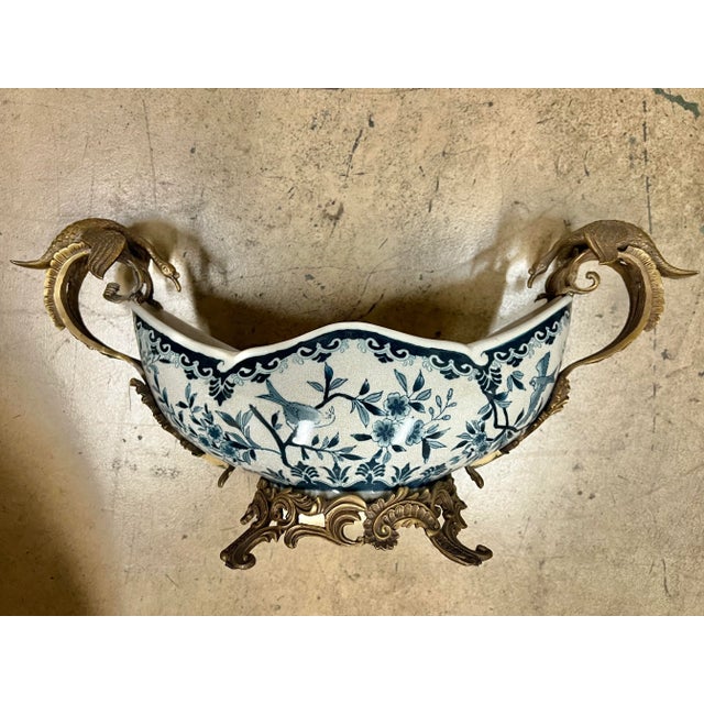 Antique Large Footed Cachepot With Dragons by Coalport For Sale - Image 13 of 13