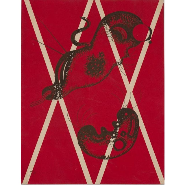 Wassily Kandinsky (1866-1944) Abstract Composition Original lithograph Signed in the plate with the artist's monogram...