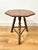 Wood Victorian Wooden Bobbin Tripod Leg Side Table For Sale - Image 7 of 12