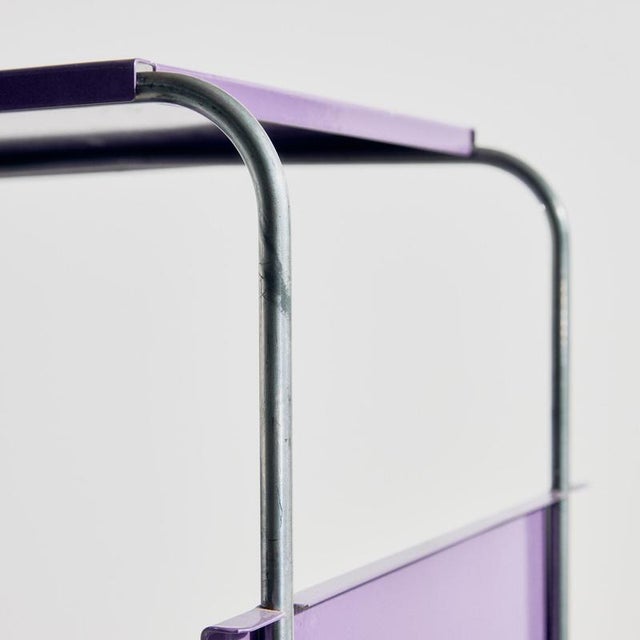 Space Age Italian Standing Shelf, 1970s For Sale - Image 4 of 12