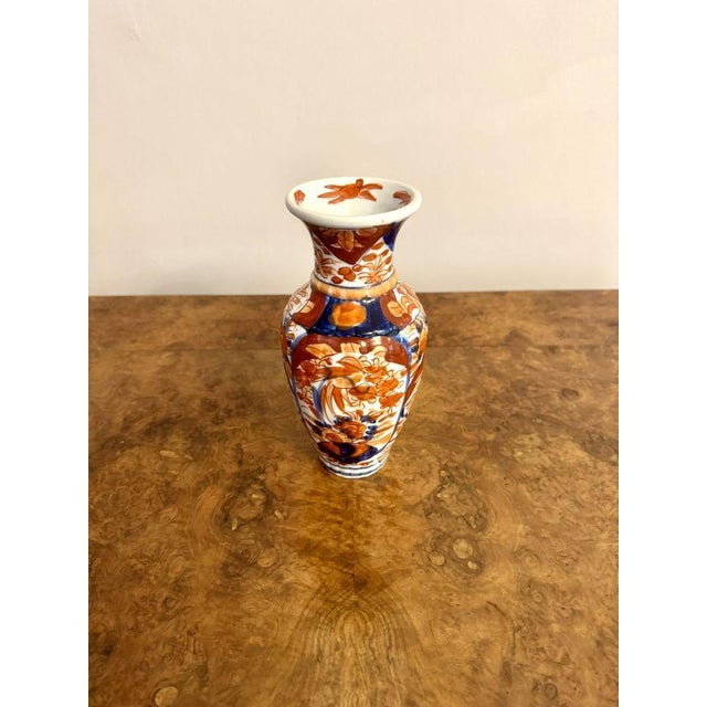 Antique Japanese Imari Vase, 1900s For Sale - Image 3 of 6